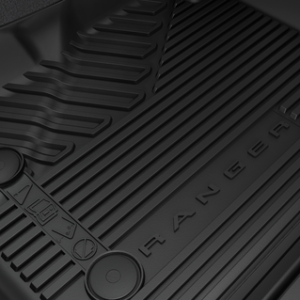 Talne preproge za vse vremenske razmere spredaj in zadaj, črne